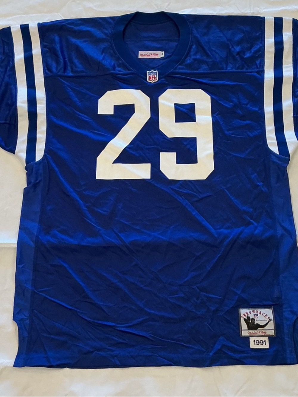 Eric Dickerson Indianapolis Colts Mitchell & Ness #29 Football Jersey